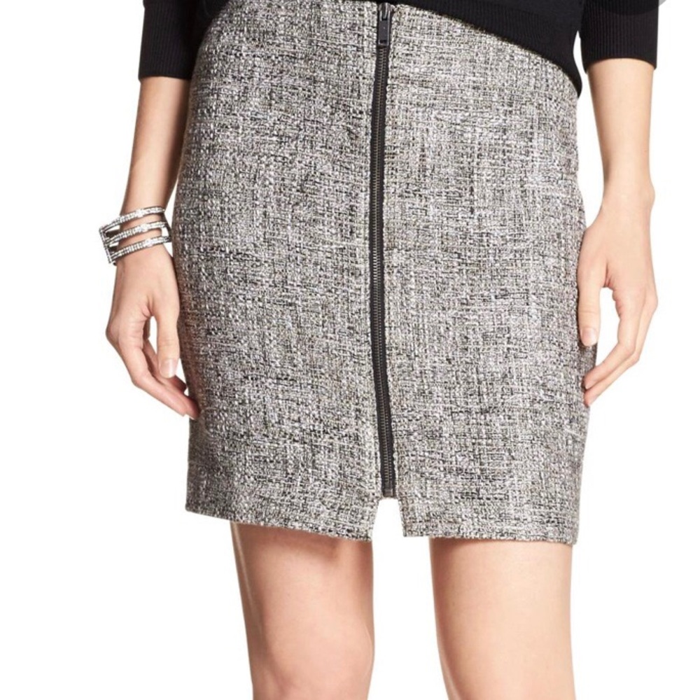 Banana Republic Tweed skirt with zipper, NWOT